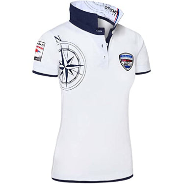 Nebulus Damen Poloshirt EGERSUND, Shirt, Sweatshirt, Polo, weiß - /44 im Sale